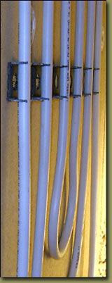 Register einer Lehm - Wandheizung